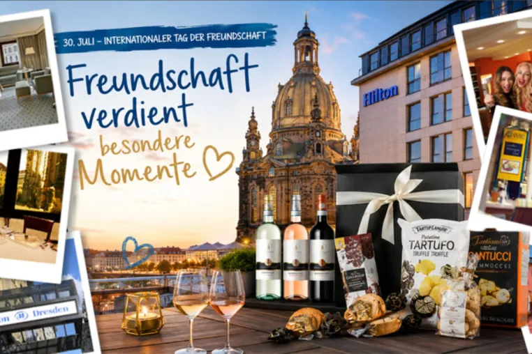 Bild: FloraPrima feiert den Tag der Freundschaft: Großes Gewinnspiel für eine Reise ins Hilton Dresden