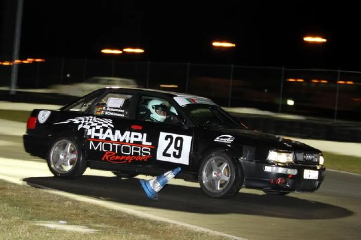 Sven Schumann bei seiner ersten Rallye als Pilot (Foto: D. Neidel