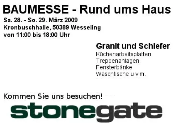 Bild: Baumesse 2009 - Vielfalt in Naturstein