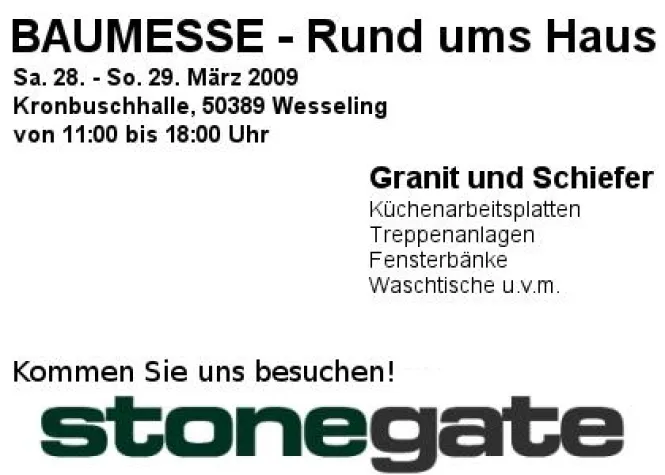 Bild: Baumesse 2009 - Vielfalt in Naturstein