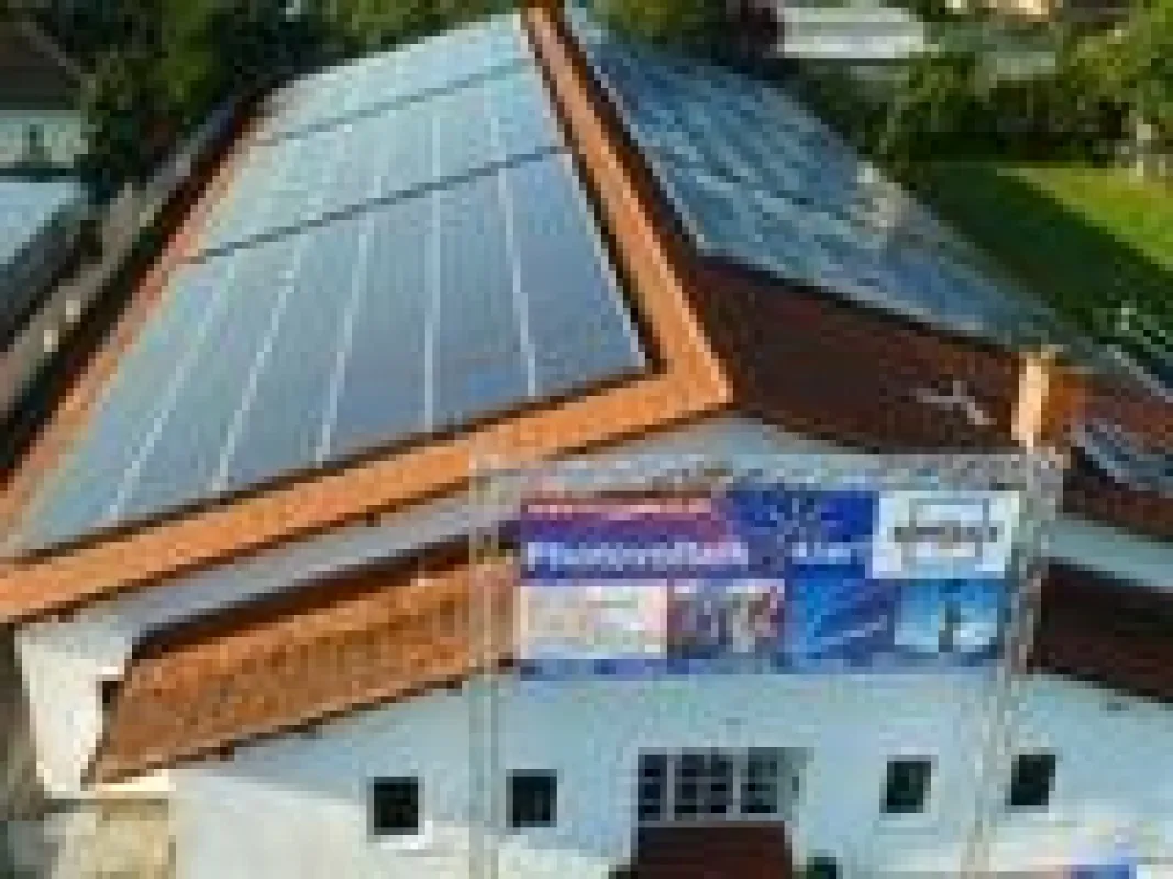 Solarkraftwerk auf dem Hoppesack-Energiezentrum