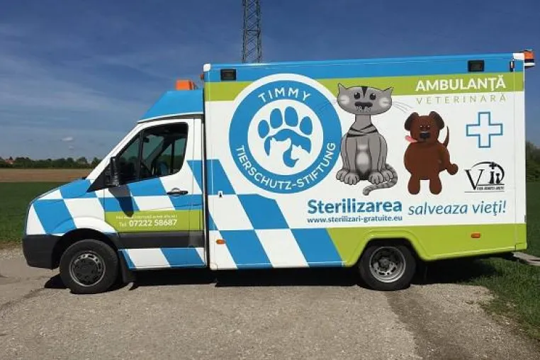 Die Fürther Timmy Stiftung stellt ihr erstes Kastrationsmobil in den Dienst Bild: Die Fürther Timmy Stiftung stellt ihr erstes Kastrationsmobil in den Dienst