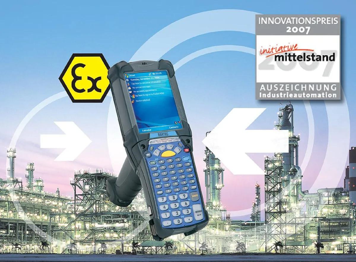 Überzeugte die Jury: der innovative Mobile Computer mit WLAN-Technologie aus dem Hause BARTEC