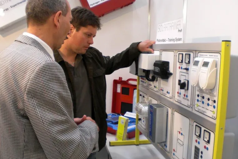 Bild: Riesiger Erfolg der Firma IKS Photovoltaik auf der Intersolar 2009