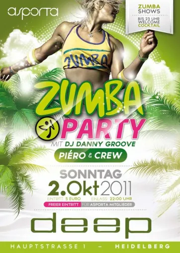 Bild: Asporta Fitness & Health Clubs veranstalten Zumba® Party in Heidelberg