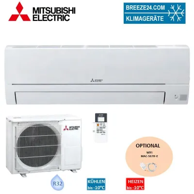 MITSUBISHI ELECTRIC Klimaanlagen Set MSZ-HR25VF Wandgerät + MUZ-HR25VF R32 2,5 KW für 1 Zimmer mit 25 m² Bild: MITSUBISHI ELECTRIC Klimaanlagen Set MSZ-HR25VF Wandgerät + MUZ-HR25VF R32 2,5 KW für 1 Zimmer mit 25 m²