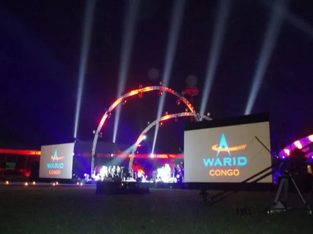 Bild: A&O Technology beleuchtet Event in der Republik Kongo