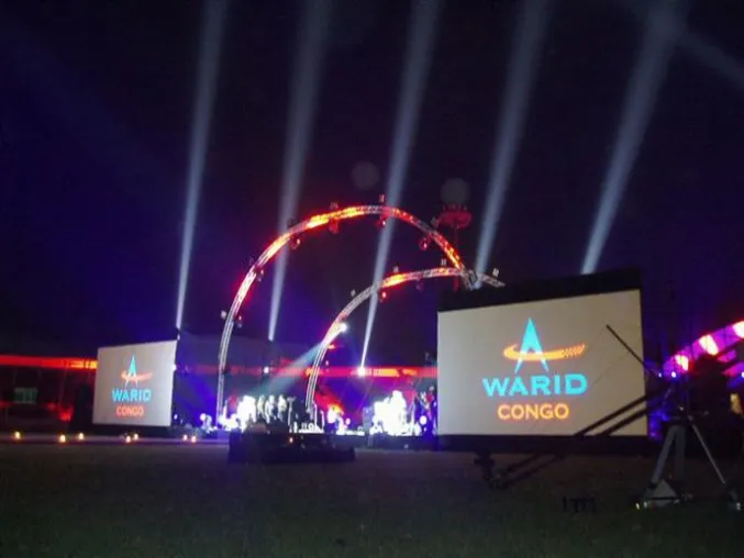 Bild: A&O Technology beleuchtet Event in der Republik Kongo
