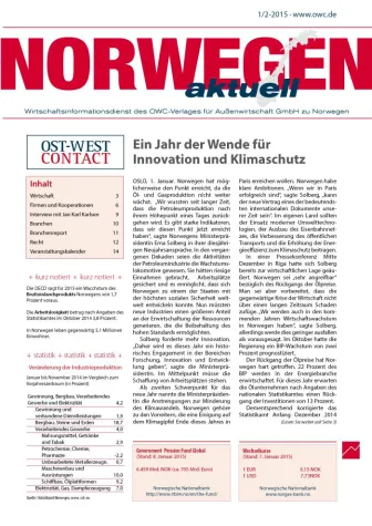 Neuer Wirtschafts-Informationsdienst zu Norwegen Bild: Neuer Wirtschafts-Informationsdienst zu Norwegen