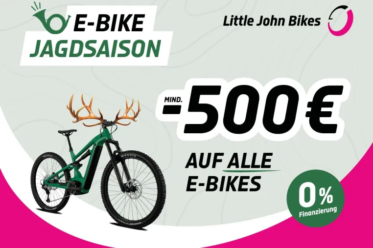 Bild: Die E-Bike Jagdsaison bei Little John Bikes ist eröffnet! 