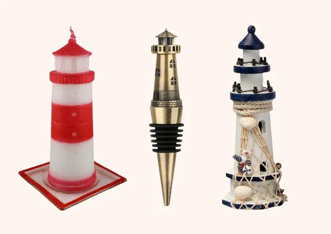 Bild: "Leuchtturmparadies zeigt maritime Weihnachtsgeschenke rund um den Leuchtturm"