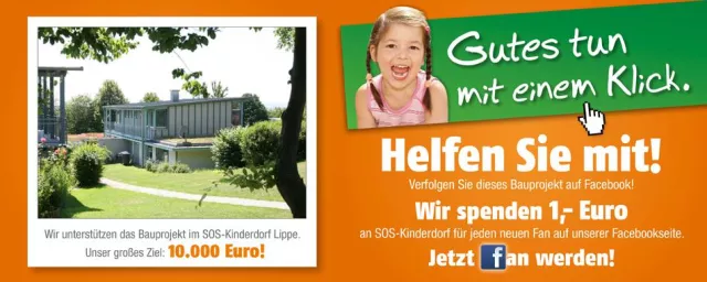 Bild: Einrichtungspartnerring VME startet große Facebook-Aktion zugunsten von SOS-Kinderdorf e.V.