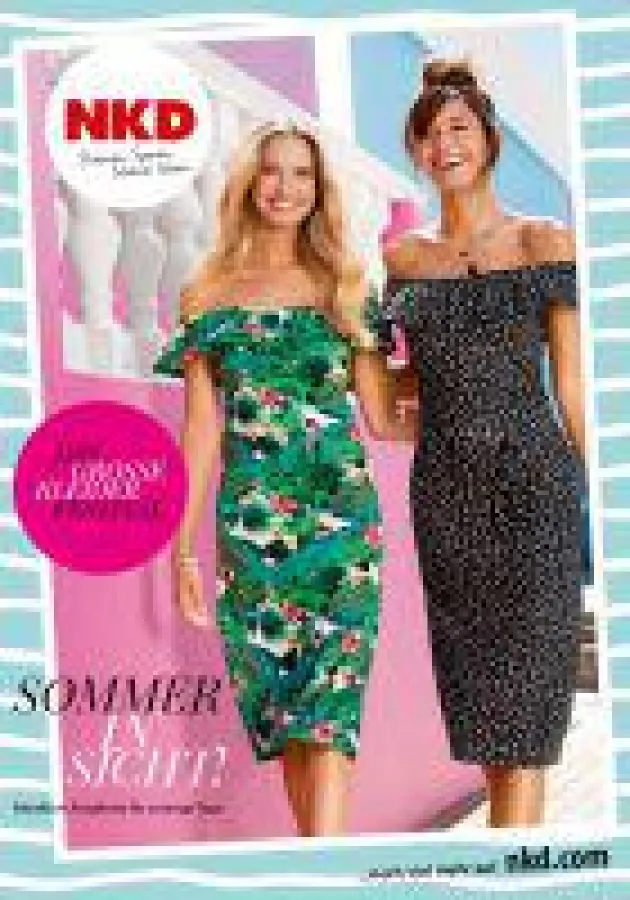 Das große Kleider Festival geht weiter: Sommerkleider zum Aktionspreis ab 7,99 €. Ab 7. Mai in allen NKD Filialen und auf nkd.com.