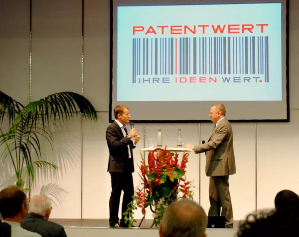 Patentwert im Interview auf der iENA Bild: Patentwert im Interview auf der iENA