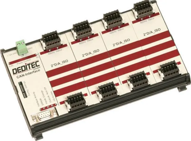 DEDITEC CAN-Messmodule für Test- und Steuersysteme Bild: DEDITEC CAN-Messmodule für Test- und Steuersysteme