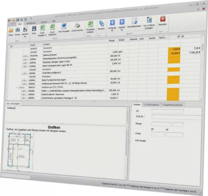 Bild: GAEB-Online 2014: GAEB-Angebote in MS-Excel kalkulieren