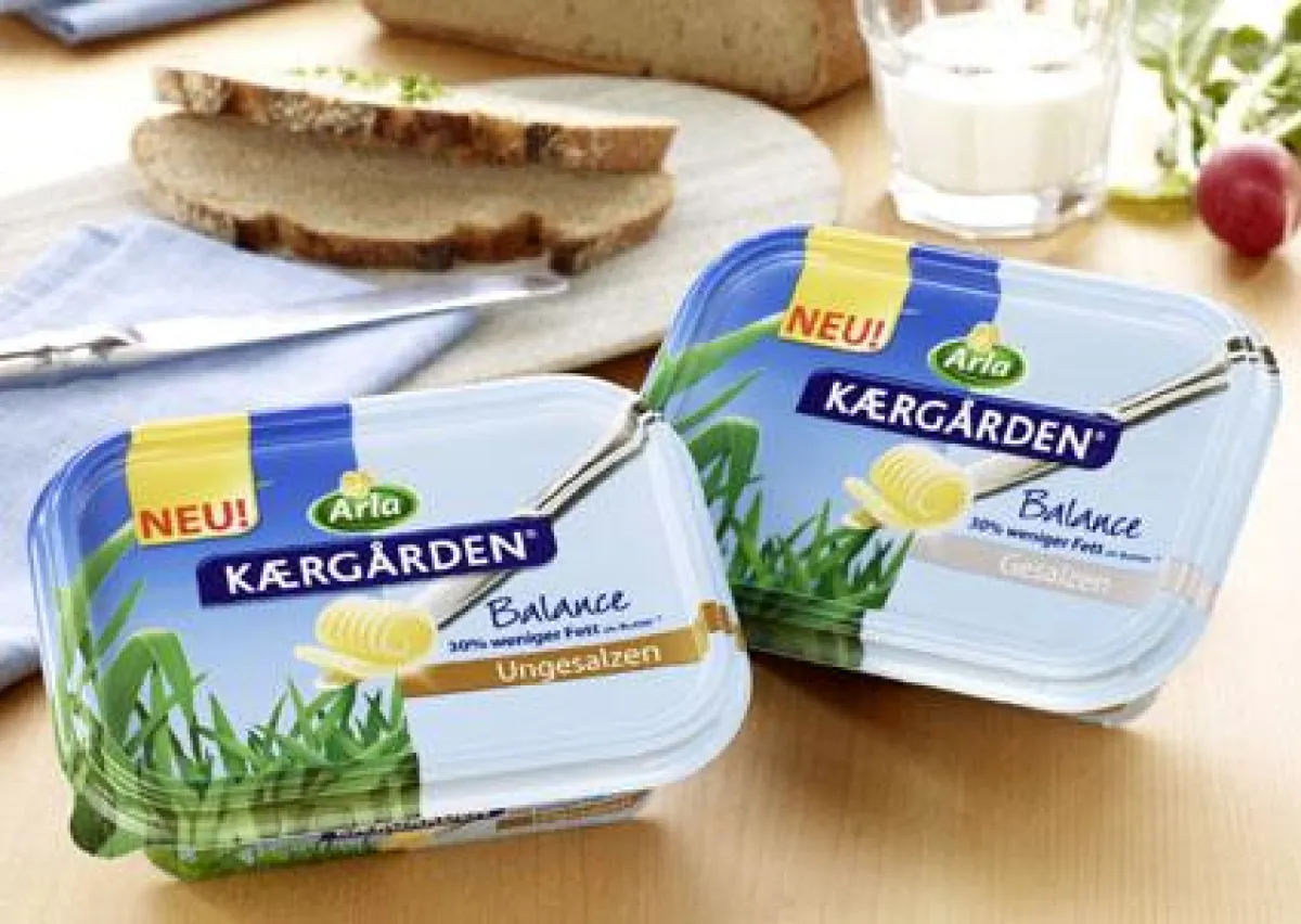 Arla Kærgården Balance verwöhnt in gesalzener und ungesalzener Variante alle, die sich bewusst ernähren wollen