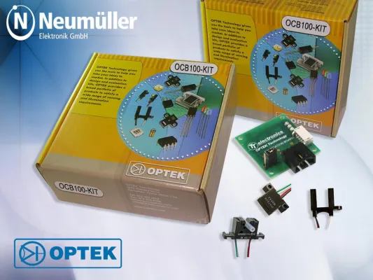 Bild: Auto-Calibration Design Kit von OPTEK für die Evaluation von optoelektronischen Sensorkomponenten