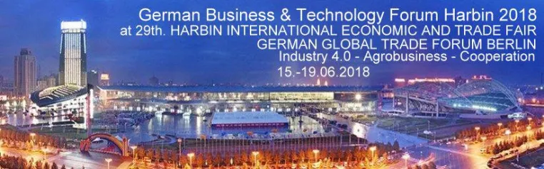 Bild: Harbin/China: Deutsches Industrie- und Kooperationsforum (voraussichtlich) 18.Juni 2018