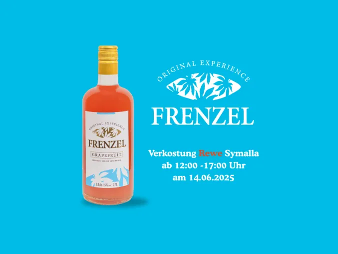 Erste Verkostung des Likörs FRENZEL Grapefruit Likörs bei REWE Bild: Erste Verkostung des Likörs FRENZEL Grapefruit Likörs bei REWE