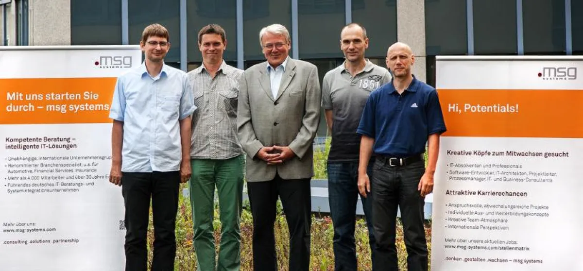 Mitarbeiter der ersten Stunde am msg systems-Standort Chemnitz