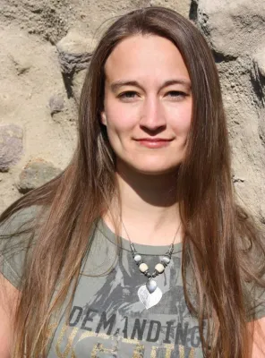 Bild: Ines Weimer (musicfox) zeigt, wie stark eine Frau im Musikgeschäft sein kann ...