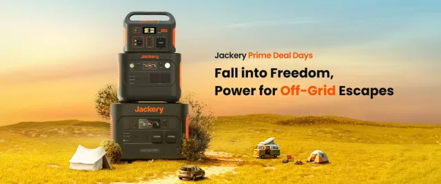 Bild: Rabatt-geladen in den Herbst: Jackery bietet zu den Amazon Prime Deal Days bis zu 47 % Rabatt