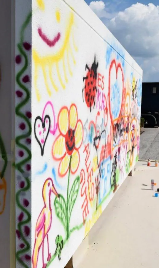 Weissenböck Garage als Graffiti Kunstwerk