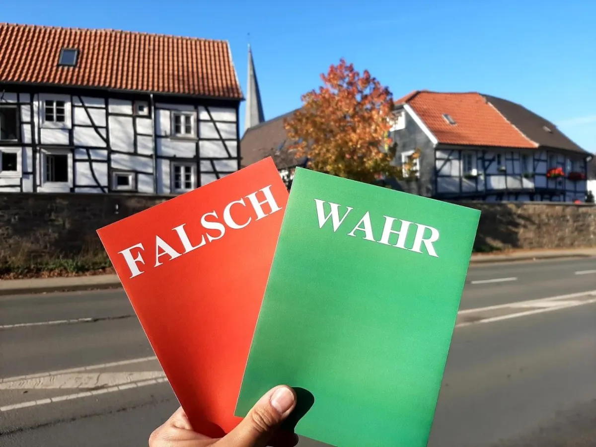 Wahr oder falsch? Im Jahr 2021 startet die neue Lügen-Stadtführung durch Hattingen.