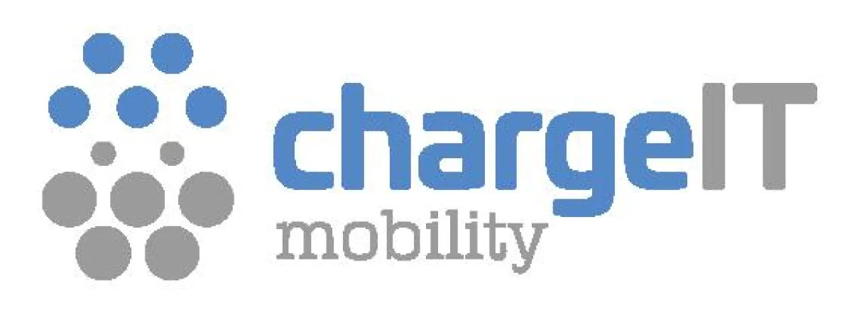 Das neue Logo der chargeIT mobility GmbH vereint die Themen Hard- & Software für Elektromobilität