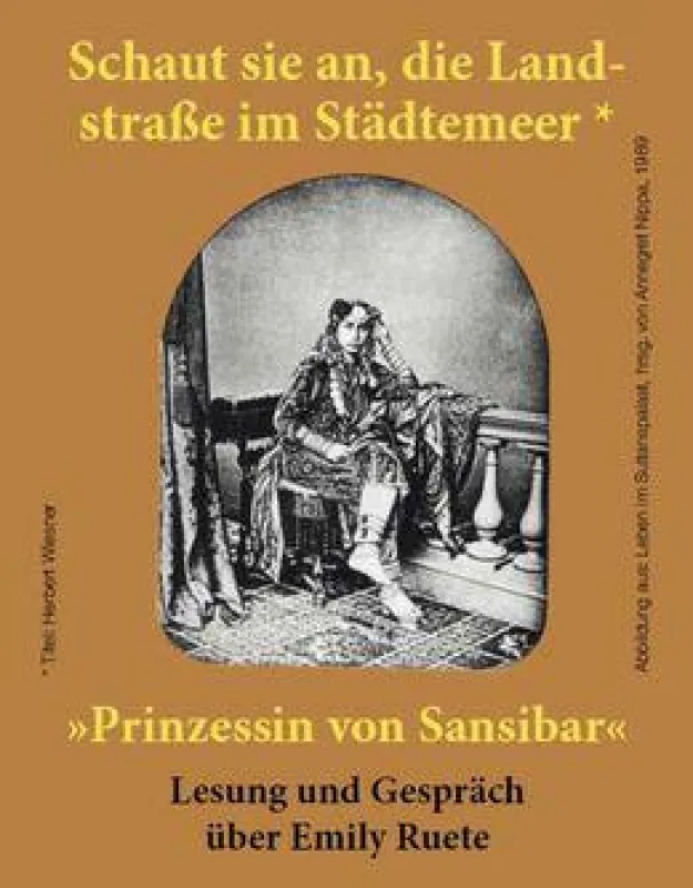 Lesung - Prinzessin von Sansibar © Literatur-Salon Potsdamer Straße