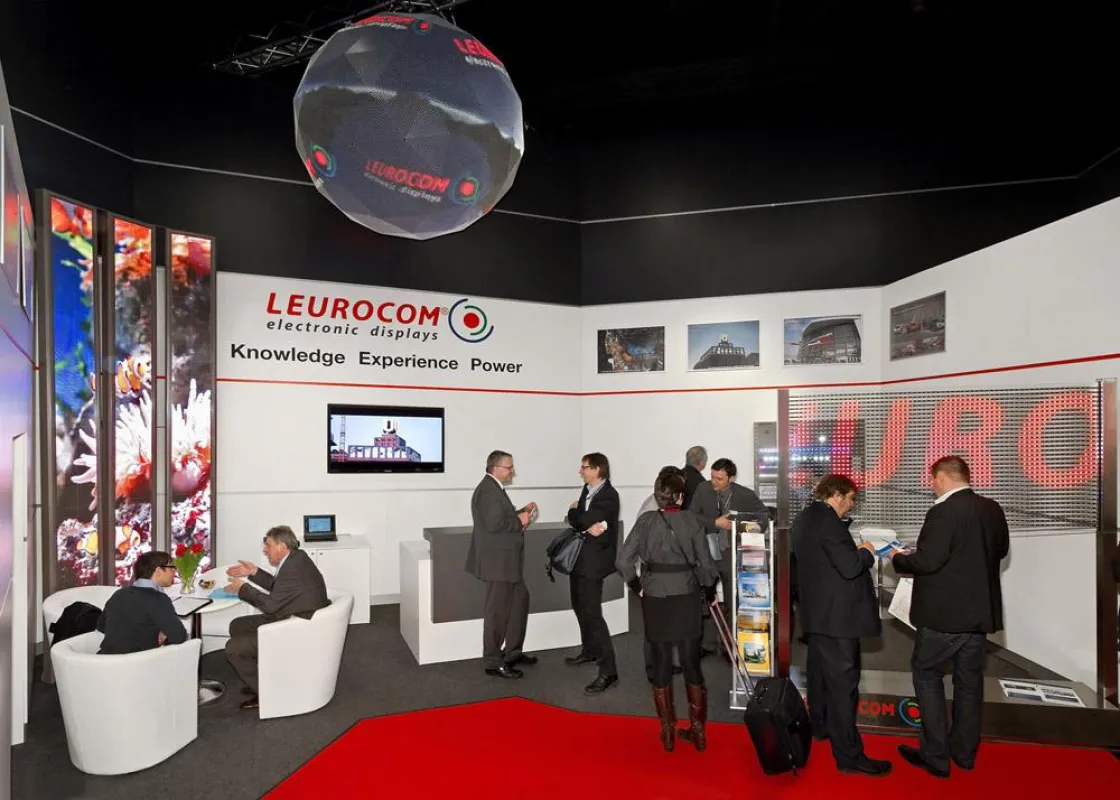 Der LEUROCOM® Messestand auf der Integrated Systems Europe in Amsterdam