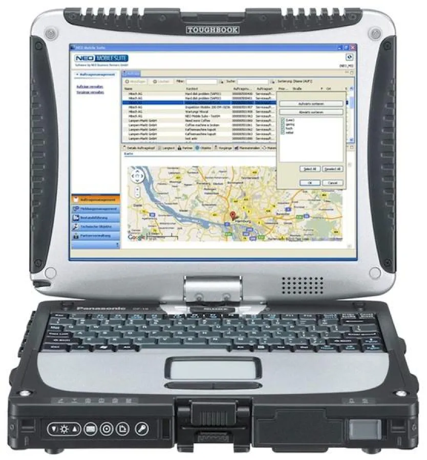 Aufträge, Materialien, Meldungen: Mit der NEO Mobile Suite die Instandhaltungsprozesse auch vor Ort im Griff behalten