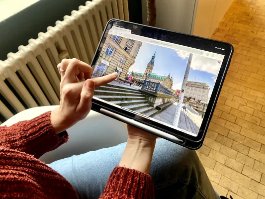 Hamburg virtuell erleben: VR-Agentur produziert 360°-Stadtrundgang Bild: Hamburg virtuell erleben: VR-Agentur produziert 360°-Stadtrundgang