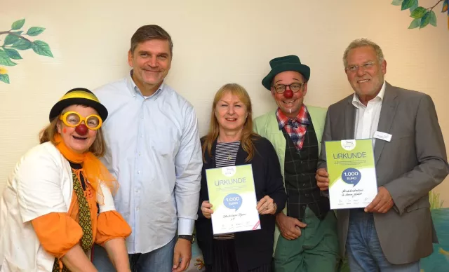 Die Town & Country Stiftung fördert Engagement für schwer erkrankte Kinder mit insgesamt 2.000 Euro Bild: Die Town & Country Stiftung fördert Engagement für schwer erkrankte Kinder mit insgesamt 2.000 Euro