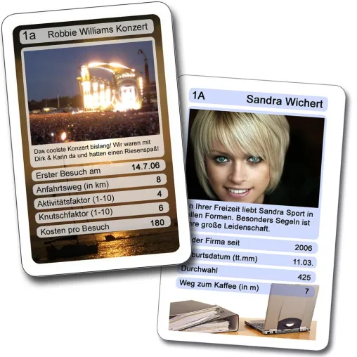 Bild: Geschenkebasteln 2.0 - Persönliche Kartenspiele aus dem Internet