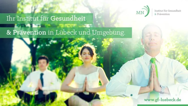 Bild: Mit gesunden Mitarbeitern zum Erfolg. Institut für betriebliches Gesundheitsmanagement in Lübeck & Umgebung.