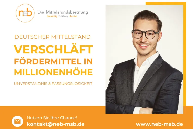 Dominik Perschke: Der Fördermittel-Provokateur, der den Mittelstand wachrüttelt Bild: Dominik Perschke: Der Fördermittel-Provokateur, der den Mittelstand wachrüttelt