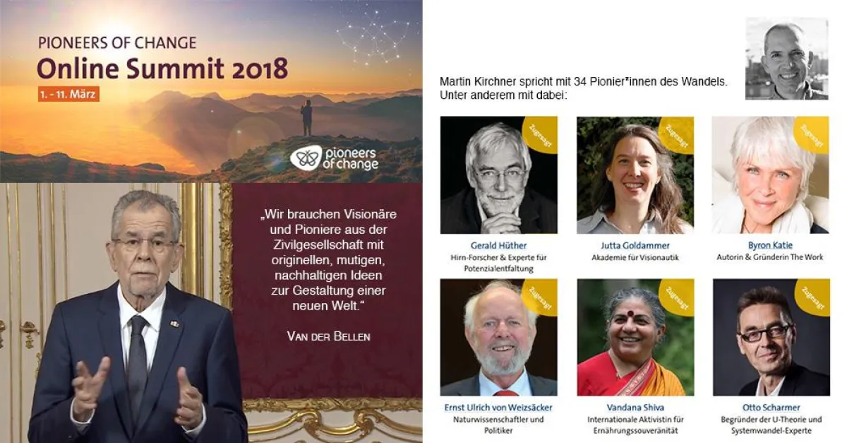 Visionautik Akademie beim Pioneers of Change Online Summit