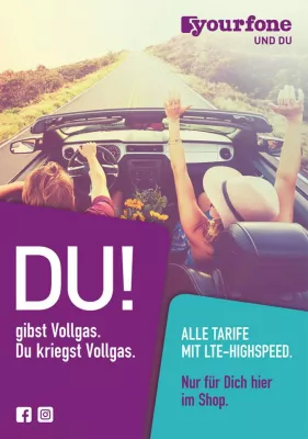 Bild: Huth + Wenzel Kampagne für yourfone: „DU! bist zu hübsch für ein hässliches Smartphone“