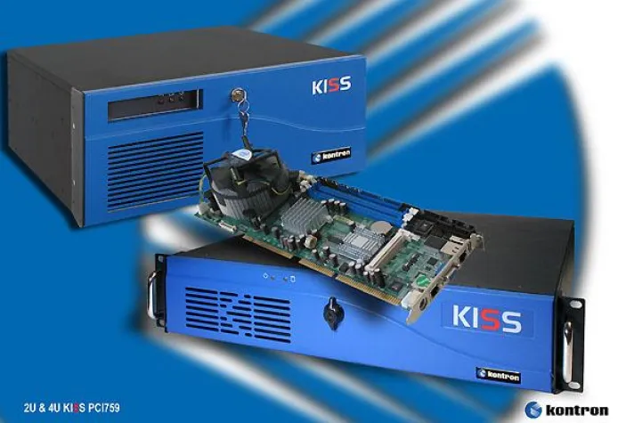 Bild: Kontron KISS PCI 759 - Multi-Core Industrieserver für PICMG 1.0 basierte PCI/ISA Applikationen