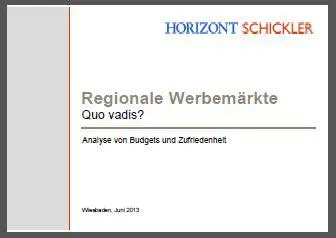 Bild: Regionale Werbemärkte: Stabile Budgets, Print verliert Anteile