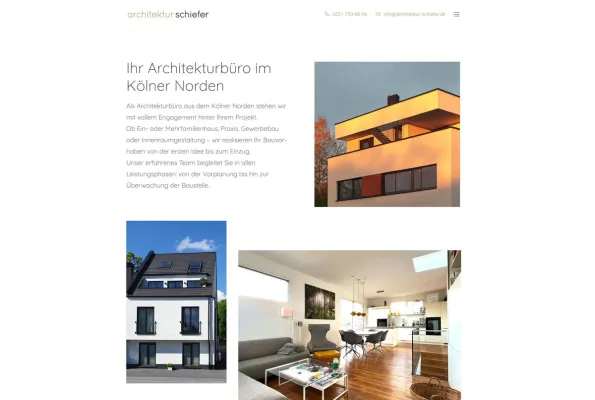 Bild:  Dunkel Design, aka Moritz Dunkel, realisiert neue Website für Architektur Schiefer