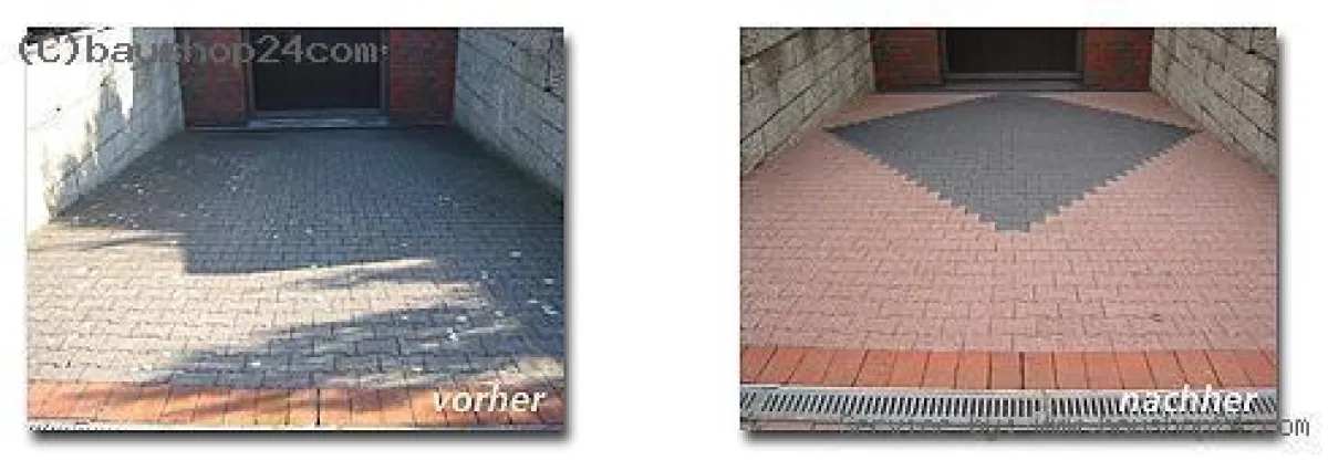 vorher <=> nachher Altes sieht wie neu aus.