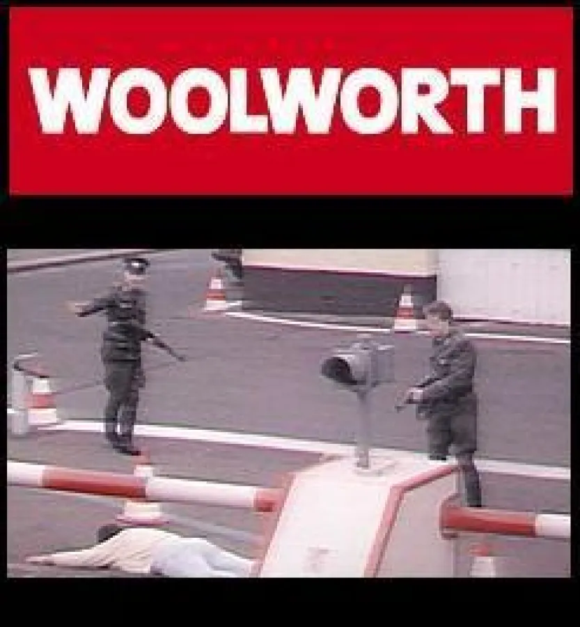 Hat Woolworth Respekt vor den Opfern der DDR-Diktatur? Bild unten: Gescheiterter Fluchtversuch in Berlin-Ost 1988 / bpb.de