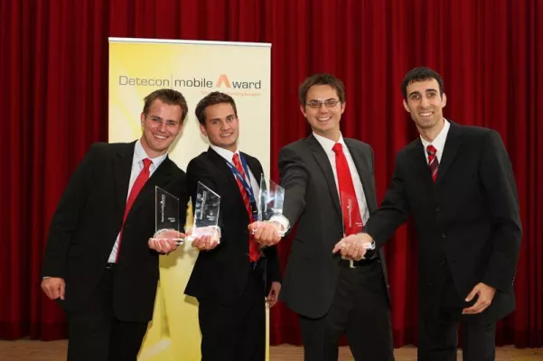 Bild: vertico Projektmanager Tilmann Kuhn belegt den dritten Platz des Detecon Mobile Award 2009