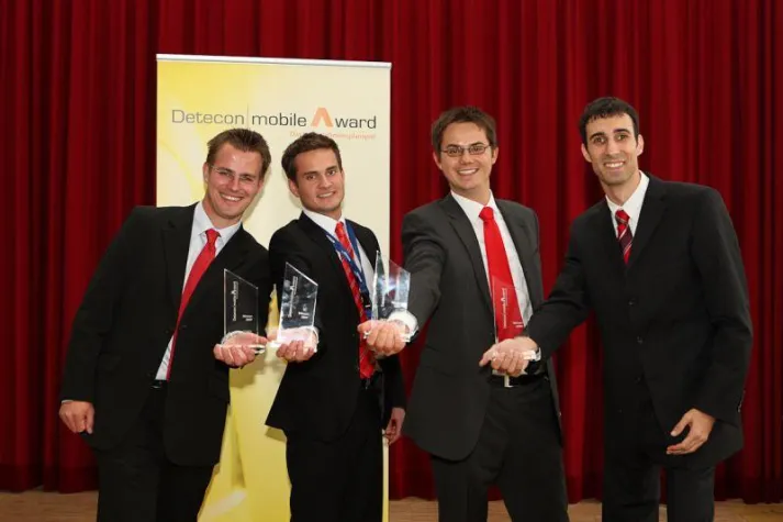 Bild: vertico Projektmanager Tilmann Kuhn belegt den dritten Platz des Detecon Mobile Award 2009