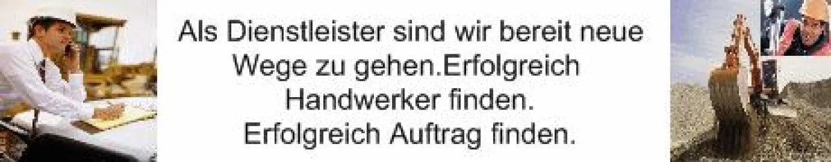 Handwerker,Dienstleister sind bereit neue Wege zu gehen.