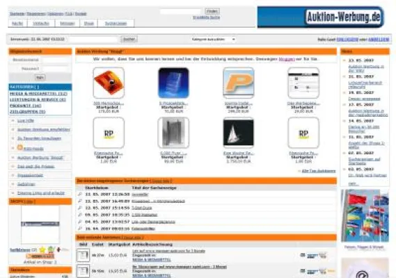 Bild: Werbeauktionen im Zeichen der Nutzer - auktion-werbung.de relauncht nach nur 43 Tagen