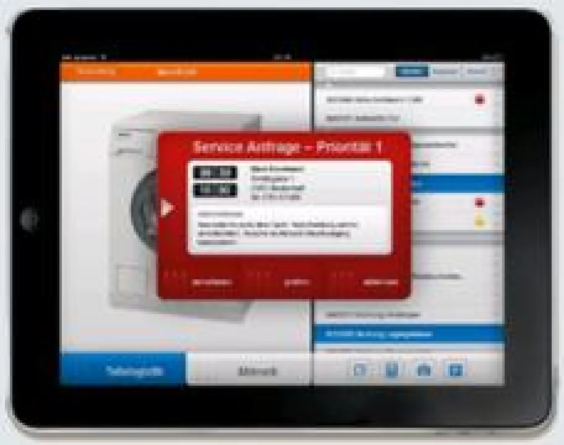 iPad App für Service-Techniker